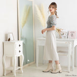 【メール便】花柄シャーリングブラウス