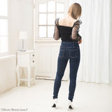 【メール便】フロッキードットチュールブラウス