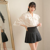 プリーツミニスカパン