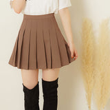 プリーツミニスカパン