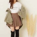 プリーツミニスカパン