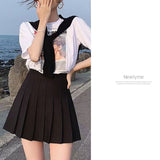 プリーツミニスカパン