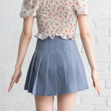 プリーツミニスカパン