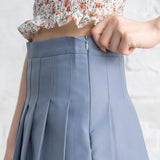 プリーツミニスカパン