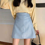 レザーミニスカート