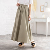 リネンギャザースカート