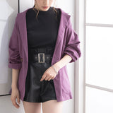 【メール便】リネンテーラードジャケット