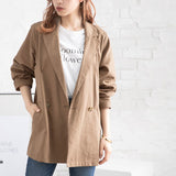 【メール便】リネンテーラードジャケット