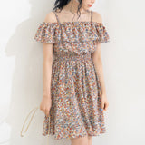 ウエストシャーリングワンピース