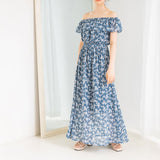 ウエストシャーリングマキシワンピース