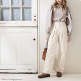 【メール便】刺繍入りボリュームスリーブブラウス