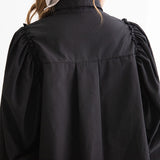 【メール便】刺繍入りボリュームスリーブブラウス