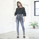 【メール便】ボリュームタックスリーブブラウス