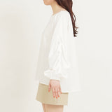 【メール便】ボリュームタックスリーブブラウス