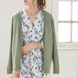 【接触冷感/UVカット】選べる丈カーディガン【ニット】