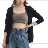 【接触冷感/UVカット】選べる丈カーディガン【ニット】