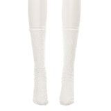 【メール便】レースハイソックス