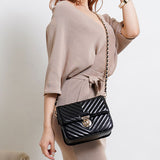 キルティングチェーンミニショルダー