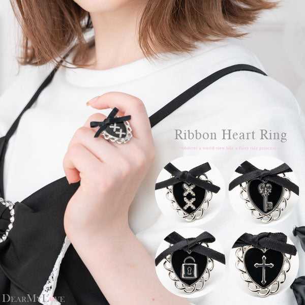 ( 廃版 ) Juicy couture 大きいハート　リボン　リング 廃版 ) Juicy couture 大きいハート リボン リング 廃版 ) Juicy