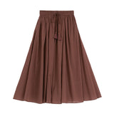 インド綿ギャザーマキシスカート