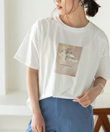 オーガニックコットンプリントT