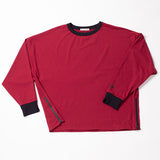 Side waterproof zip long sleeves tee