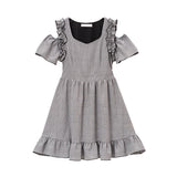 オフショル肩フリルワンピース