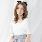 【メール便】ビスチェフリルカットソートップス