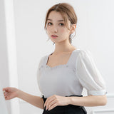 【メール便】ビスチェフリルカットソートップス