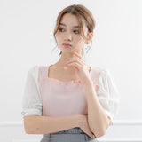 【メール便】ビスチェフリルカットソートップス