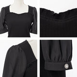 【メール便】ビスチェフリルカットソートップス