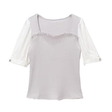 【メール便】ビスチェフリルカットソートップス