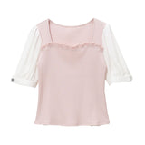 【メール便】ビスチェフリルカットソートップス