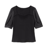 【メール便】ビスチェフリルカットソートップス