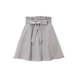 ウエストリボンシンプルスカート