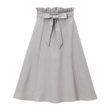 ウエストリボンシンプルスカート