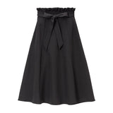 ウエストリボンシンプルスカート