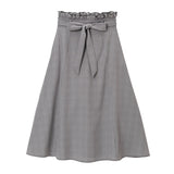 ウエストリボンシンプルスカート