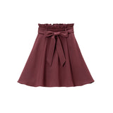 ウエストリボンシンプルスカート