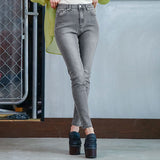 美脚デニムストレッチスキニーパンツ