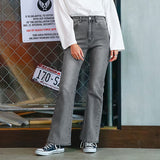 美脚フレアデニムパンツ