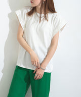 ショルダーパット風デザイントップス