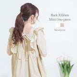 【メール便】バックリボンミニワンピース