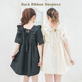 【メール便】バックリボンミニワンピース
