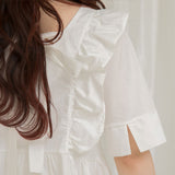 【メール便】バックリボンミニワンピース