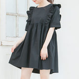 【メール便】バックリボンミニワンピース