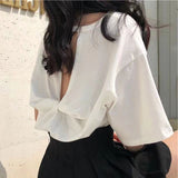 【メール便】バックツイストカットトップス