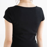 【メール便】フロントレースアップワンピース