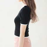 【メール便】配色パワショルトップス