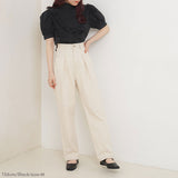 バックリボンフリルブラウス